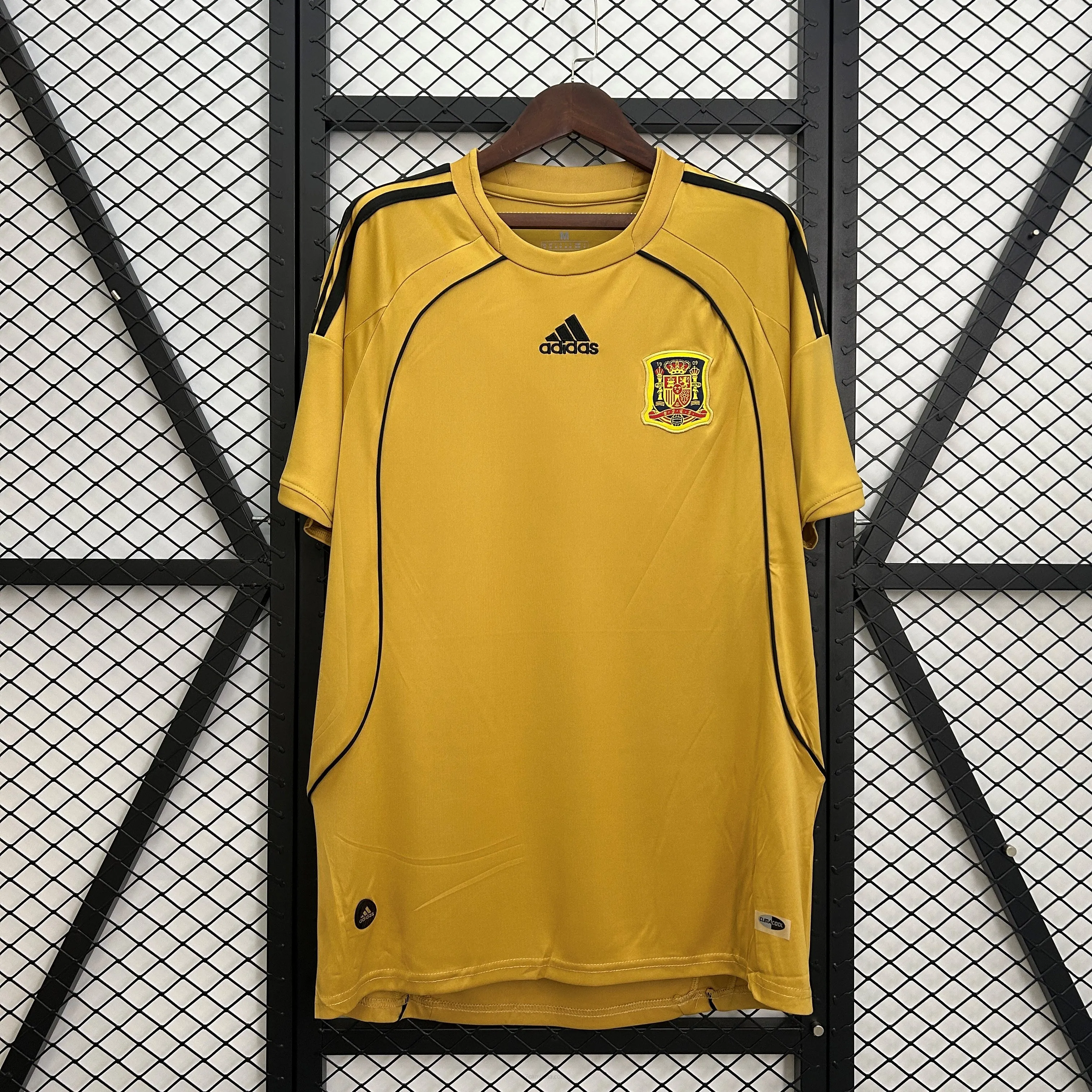 Camiseta Spain Replica Segunda Ropa Retro 2008 Descuento brutal como nunca