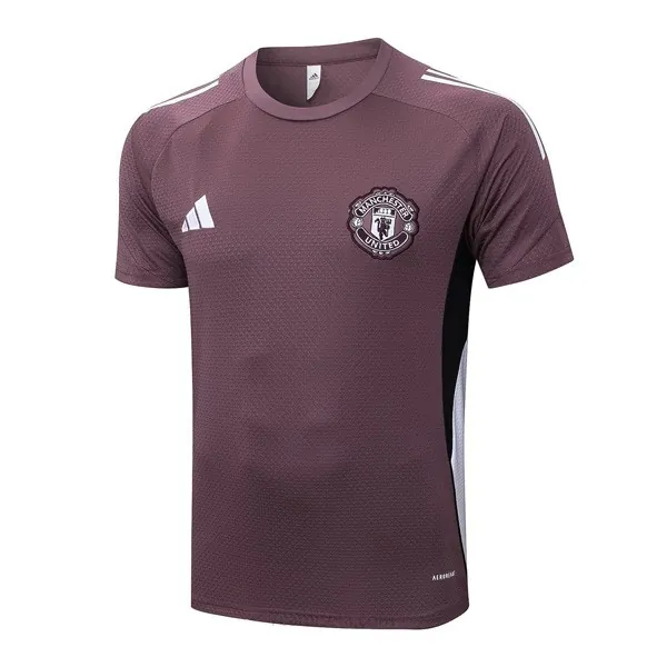 Camiseta Entrenamiento Manchester United 2025/26 Purpura 3 Bicoca milagroso en toda la red