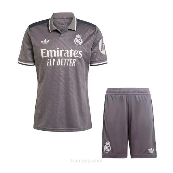 Camiseta Real Madrid Replica Tercera Ropa Niño 2024/25 Llévatelo este descuentazo humilde