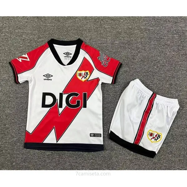 Camiseta Rayo Vallecano Replica Primera Ropa Niño 2025/26 Oferta asequible sin competencia