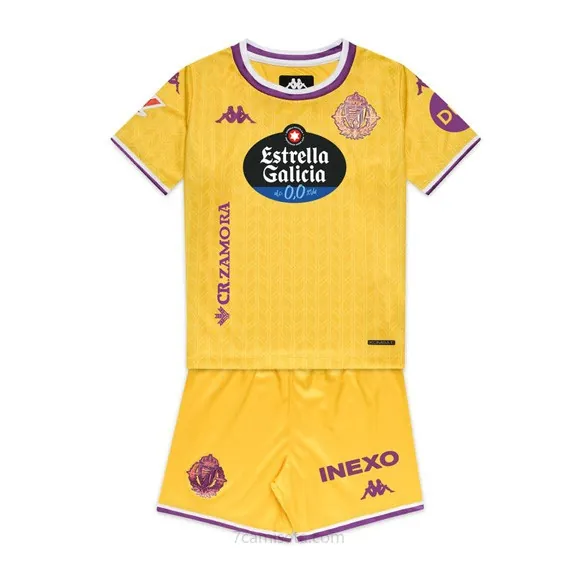 Camiseta Real Valladolid Replica Tercera Ropa Niño 2025/26 Hazte con él este liquidación divino