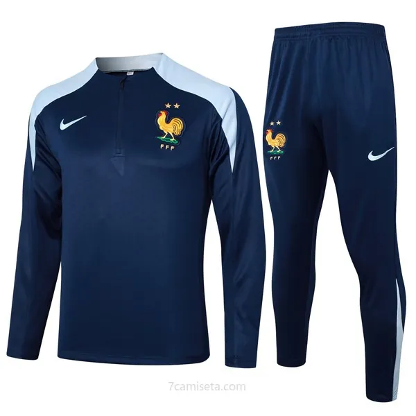 Sudadera De Training Francia 2024/25 Azul 3 ¡¡Menudo/a ahorro, adquiere!