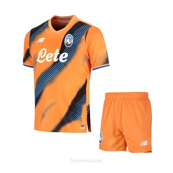 Camiseta Atalanta BC Replica Tercera Ropa Niño 2025/26 Corre a por él este descuentazo simbólico