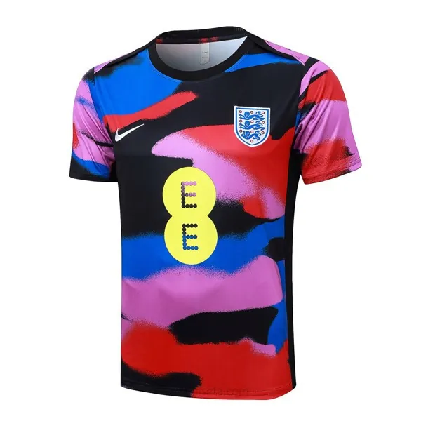 Camiseta Entrenamiento Inglaterra 2025/26 Rojo Azul 3 Bicoca, dispara