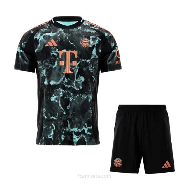 Camiseta Bayern Munich Replica Segunda Ropa Niño 2024/25 ¡¡Qué magnífico ofertón más barato que nunca!