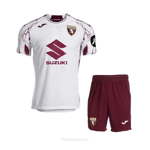 Camiseta Torino FC Replica Segunda Ropa Niño 2025/26 Estupendo precio, adquiere calidad asegurada