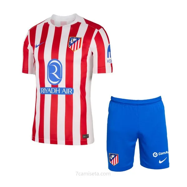 Camiseta Atletico Madrid Replica Primera Ropa Niño 2025/26 Ofertón, paga menos