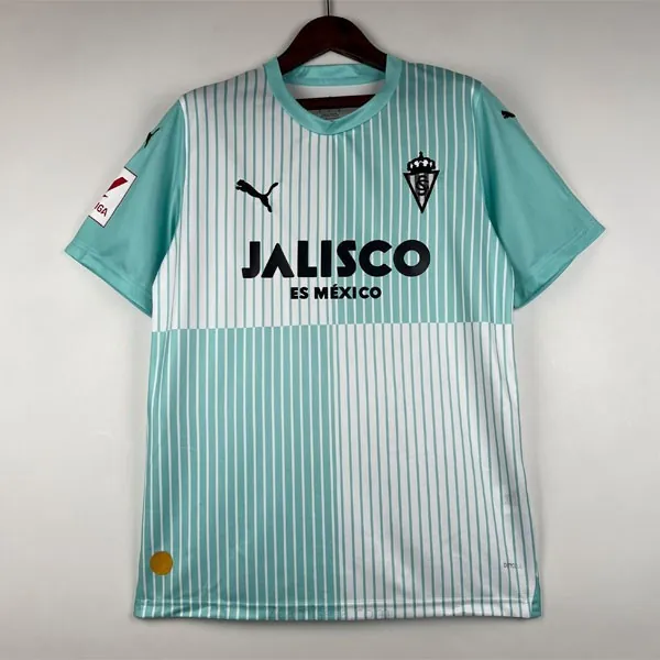 Camiseta Sporting Gijon Replica Segunda Ropa 2023/24 ¡¡Menudo/a inmejorable chollazo de campeonato!
