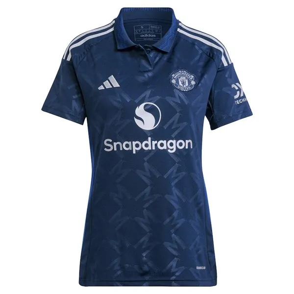 Camiseta Manchester United Replica Segunda Ropa Mujer 2024/25 Ganga genial de la temporada