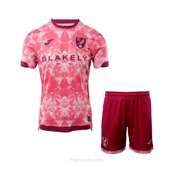 Camiseta Norwich City Replica Segunda Ropa Niño 2025/26 ¡¡Qué precio, no lo pienses!