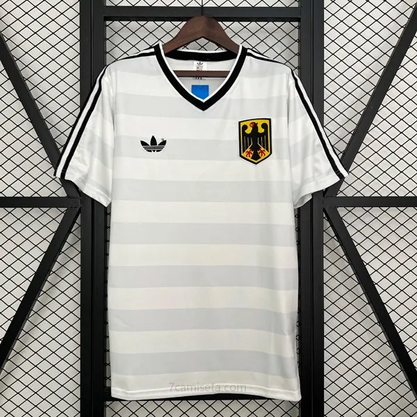 Camiseta Alemania Retro 1984 Blanco Saldazo fabuloso de infarto
