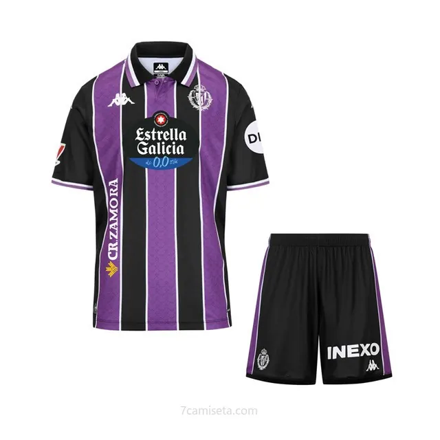 Camiseta Real Valladolid Replica Segunda Ropa Niño 2025/26 ¡¡Qué sensacional ahorro de risa!