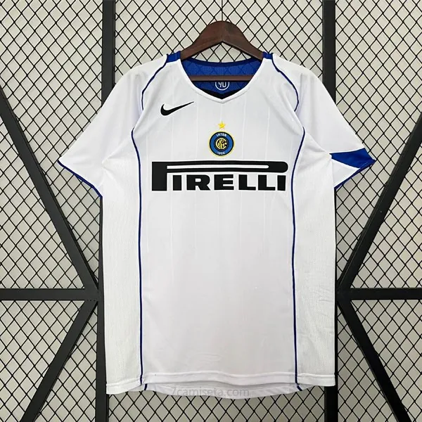 Camiseta Inter Milan Replica Segunda Ropa Retro 2004 2005 Descuentazo celestial