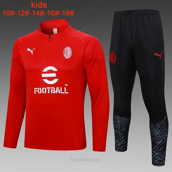 Ninos Sudadera De Training AC Milan 2024 Rojo Preciaco demencial solo hoy