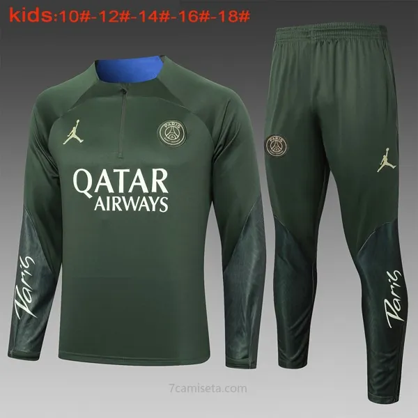 Ninos Sudadera De Training PSG 2024/25 Verde Saldazo insuperable
