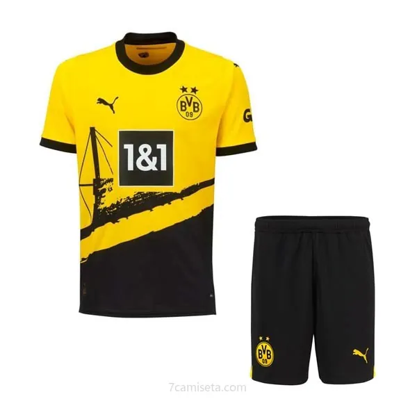 Camiseta Borussia Dortmund Replica Primera Ropa Niños 2023/24 ¡¡Ni te imaginas ofertón, aprovéchala ya!