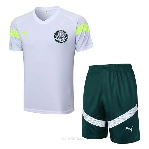 Camiseta Entrenamiento Palmeiras Conjunto Completo 2023/24 Blanco ¿¡Ni te imaginas ahorro?