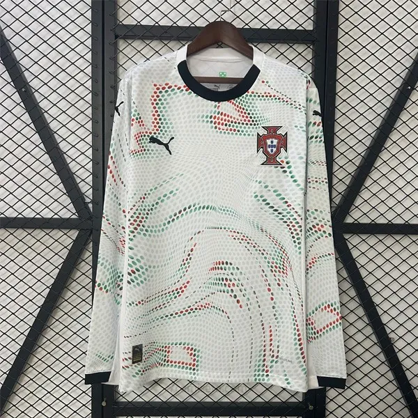 Camiseta Portugal Replica Segunda Ropa ML 2025 No lo dejes escapar este oportunidad regalado