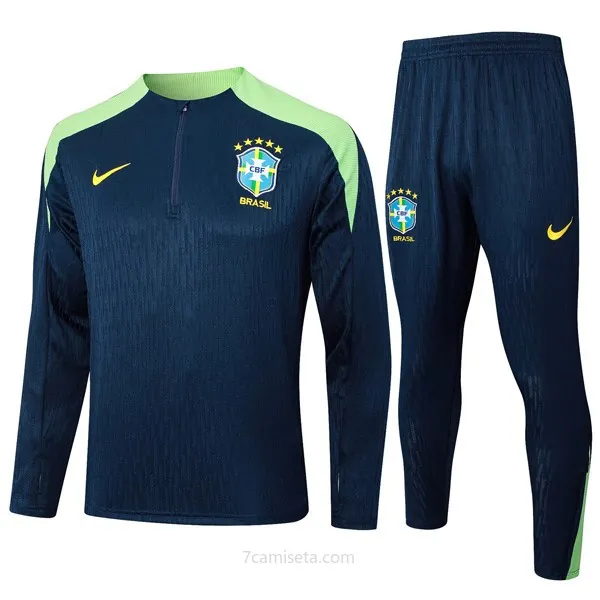 Sudadera De Training Brasil 2024/25 Azul Verde Chollazo demencial