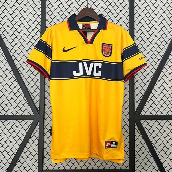 Camiseta Arsenal Replica Segunda Ropa Retro 1997 1999 Paga menos este saldo transparente