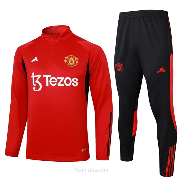 Sudadera De Training Manchester United Rojo 3 Ganga rebajado