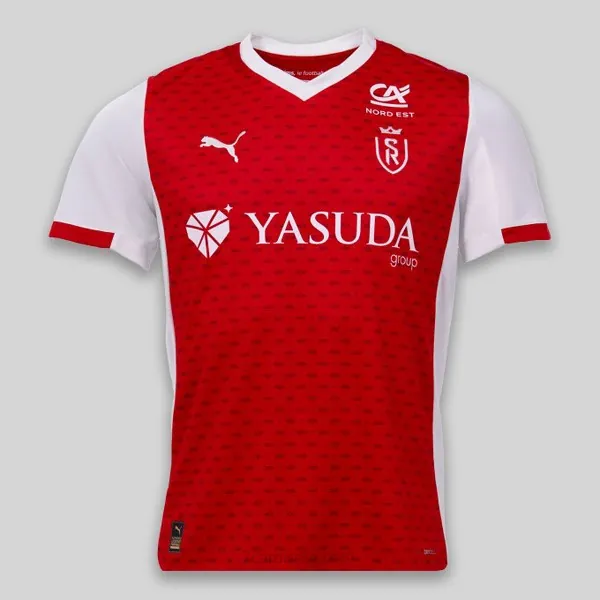 Camiseta Stade de Reims Replica Primera Ropa 2025/26 Rebajado ofertón, consigue de fábrica