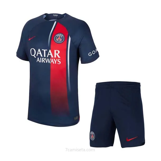 Camiseta Paris Saint Germain Niño 2023/24 Azul ¡¡Menudo/a descuentazo, hazte con él!