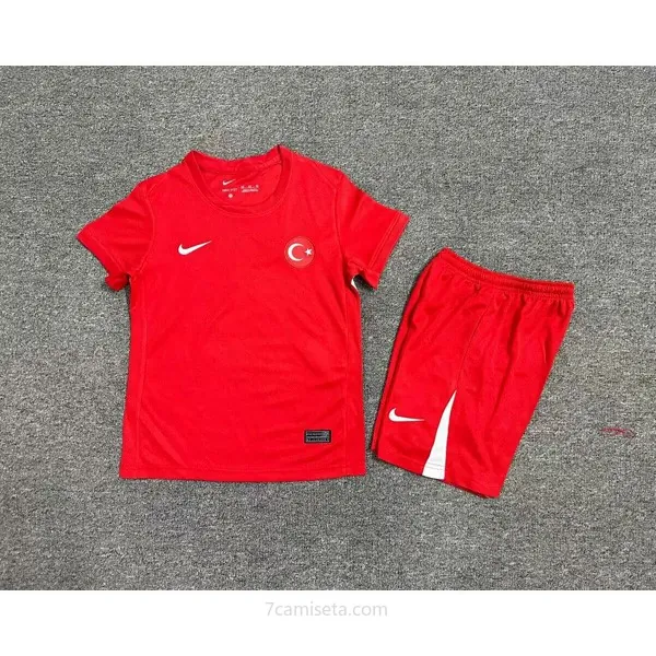 Camiseta Turquía Replica Primera Ropa Niño 2024/25 Preciaso barato