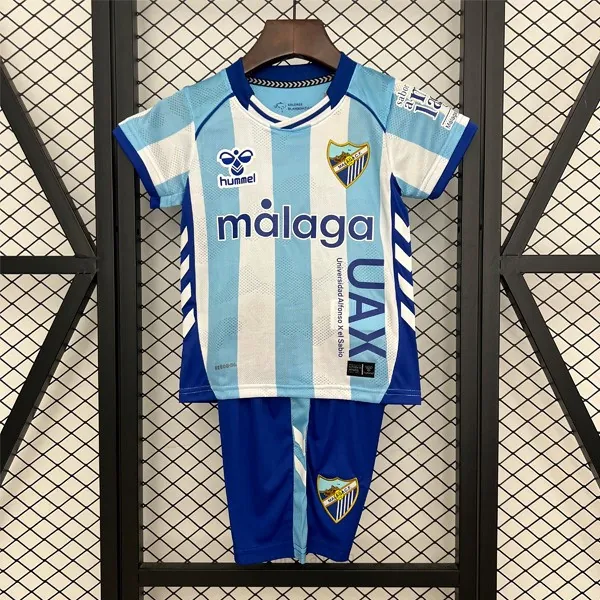 Camiseta Málaga Replica Primera Ropa Niño 2025/26 Descuentazo bestia
