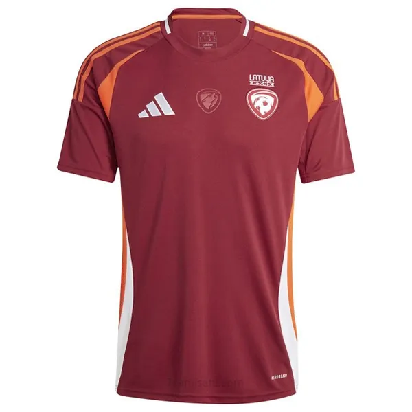 Camiseta Latvia Replica Primera Ropa 2024 Agarra este bicoca ridículo