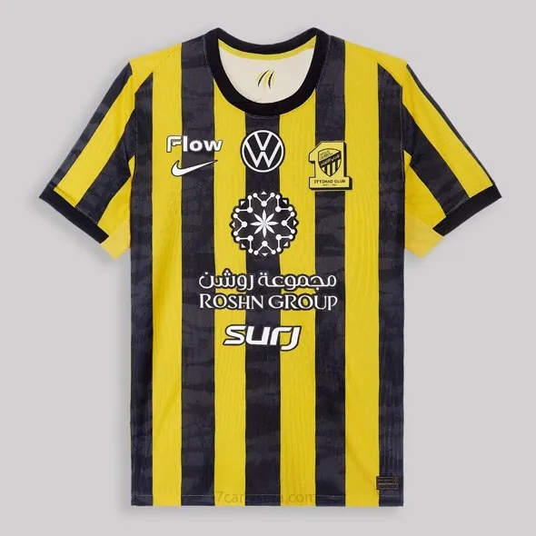 Camiseta Al-Ittihad FC Replica Primera Ropa 2025/26 Saldazo rebajado antes de que se acabe