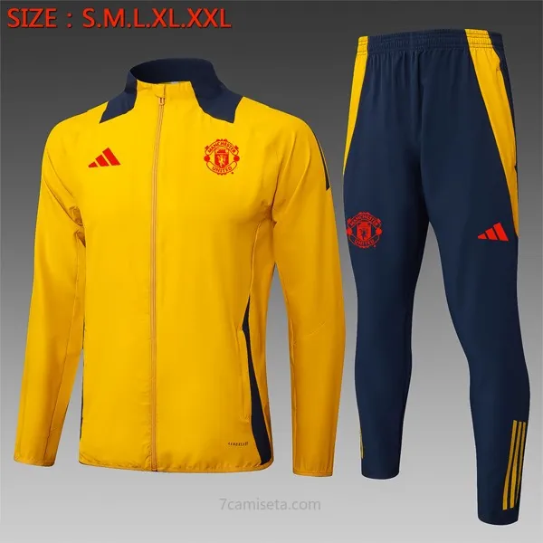 Chandal Manchester United 2025/26 Amarillo Celestial rebaja, no lo pienses de la temporada