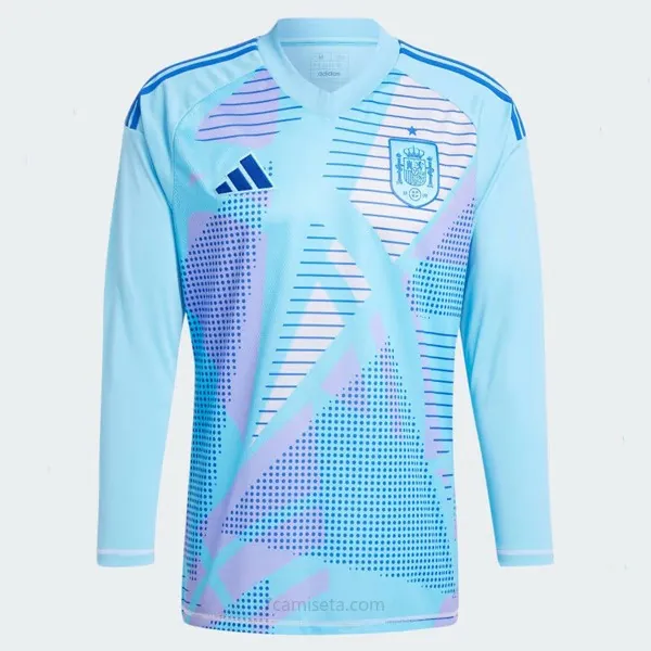 Camiseta España Replica Primera Ropa Portero ML 2024 Ganga, pide ahora