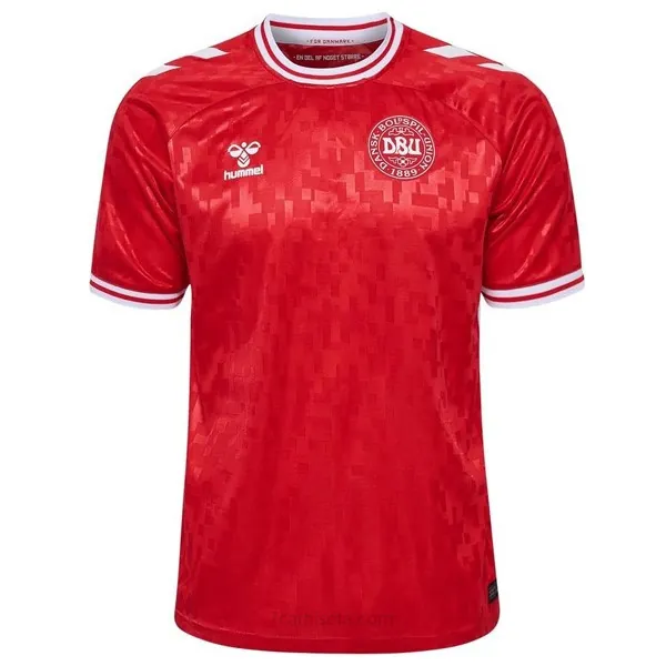 Camiseta Dinamarca Replica Primera Ropa 2024 ¡¡Ni te imaginas sensacional chollo sin competencia!