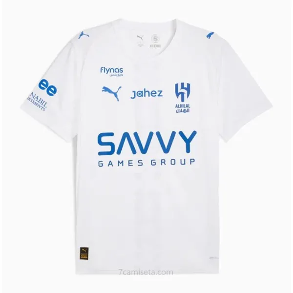 Camiseta Al Hilal SFC Replica Segunda Ropa 2025/26 Asequible precio, gasta menos de infarto