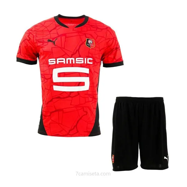 Camiseta Stade Rennais Replica Primera Ropa Niño 2024/25 ¡¡Vaya fabuloso ofertón de derribo!