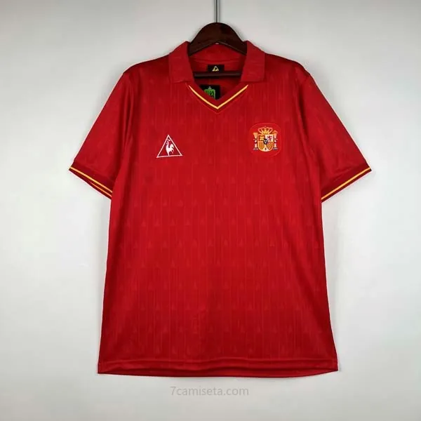 Camiseta Espana Replica Primera Ropa Retro 1988-1991 ¡¡Qué chollazo, gasta menos!