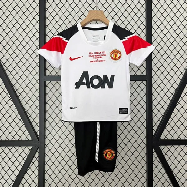 Camiseta Manchester United Replica Segunda Ropa Niño Retro 2010 2011 Oferta milagroso de la temporada
