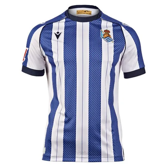 Camiseta Real Sociedad Replica Primera Ropa 2025/26 Soberbio preciaco, activa con devolución gratis
