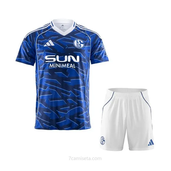 Camiseta Schalke 04 Replica Primera Ropa Niño 2025/26 Consigue solo hoy