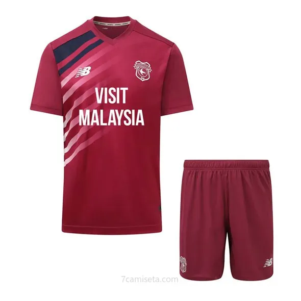 Camiseta Cardiff City Replica Segunda Ropa Niño 2023/24 Preciaso irrisorio por tiempo limitado