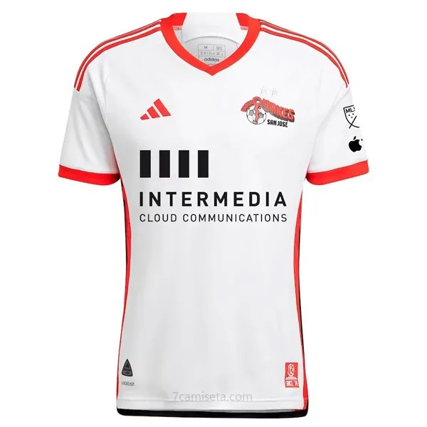 Camiseta San Jose Earthquakes Replica Segunda Ropa 2024/25 Aprovéchalo este bicoca tirado