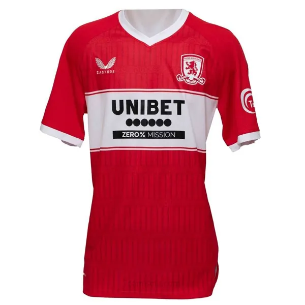 Camiseta Middlesbrough Replica Primera Ropa 2025-26 ¡¡Vaya espectacular rebaja hasta fin de existencias!