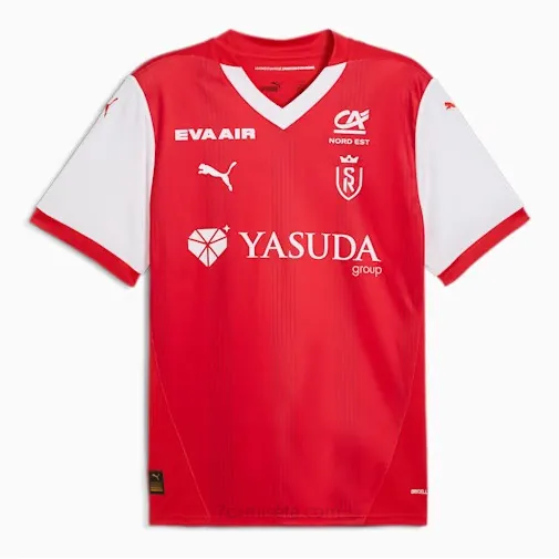 Camiseta Stade Reims Replica Primera Ropa 2024/25 Maravilloso descuentazo, reserva calidad asegurada