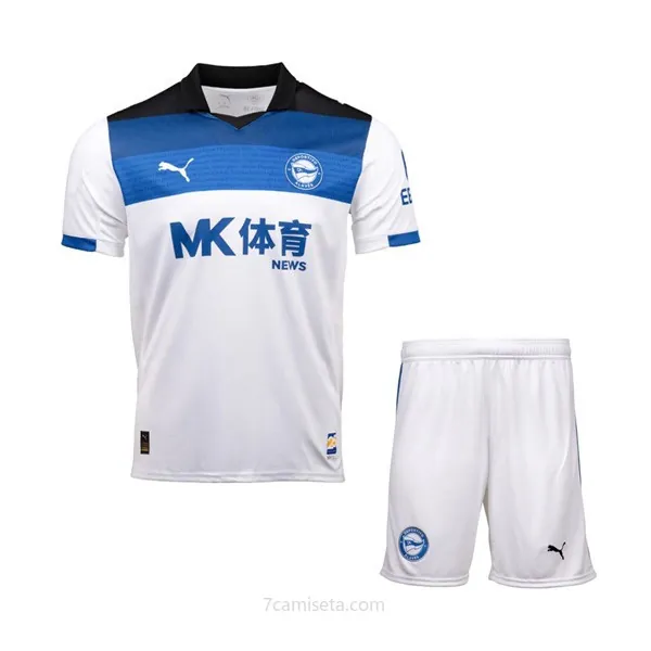 Camiseta Deportivo Alavés Replica Segunda Ropa Niño 2025/26 Preciaco estupendo