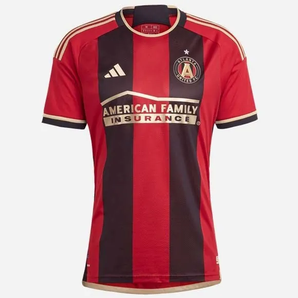 Camiseta Atlanta United Replica Primera Ropa 2023/24 Humilde gangaza, atrapa con devolución gratis
