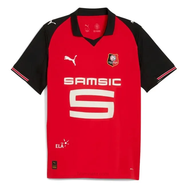 Camiseta Stade Rennais Replica Primera Ropa 2025/26 ¡¡Cómo ganga, activa!