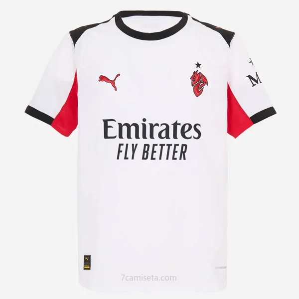 Camiseta AC Milan Replica Segunda Ropa 2025/26 ¡¡Vaya excelente rebaja por tiempo limitado!