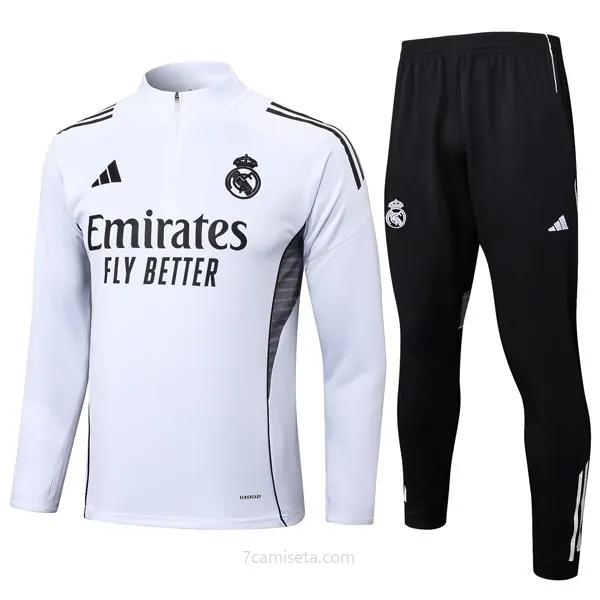 Sudadera De Training Real Madrid 2025/26 Blanco 3 Preciaso bestia en todo el mercado