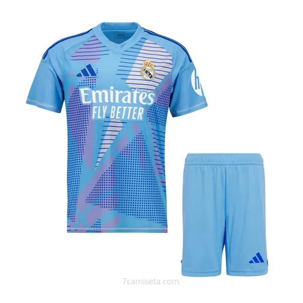Camiseta Real Madrid Replica Primera Ropa Niño Portero 2024/25 Extraordinario rebaja, activa de risa